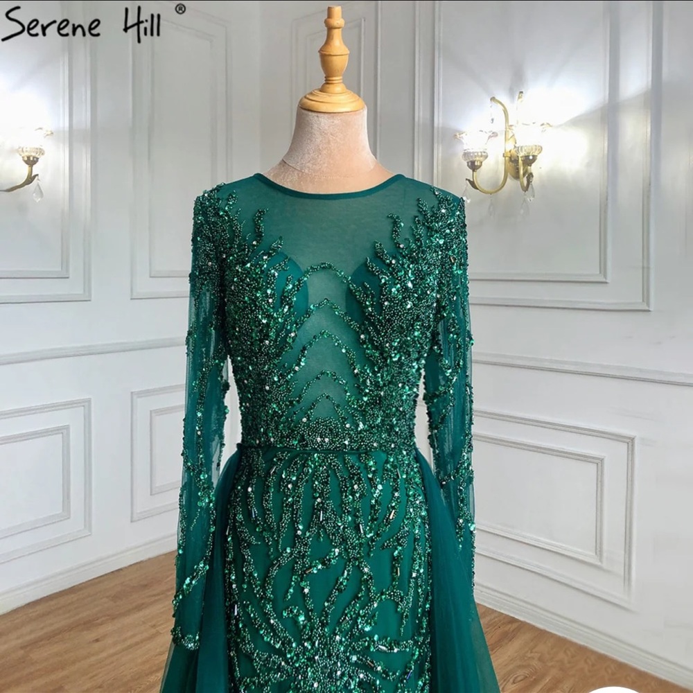 Serene Hill- Beaded Evening Gown - Picture 4 of 7
